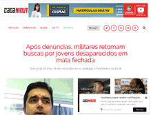 Tablet Screenshot of cadaminuto.com.br